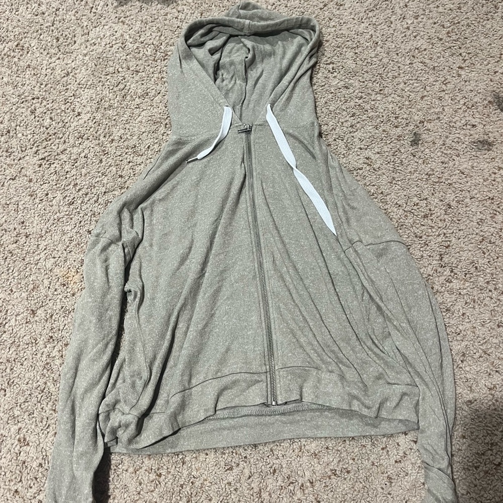 Green zip up, forever 21